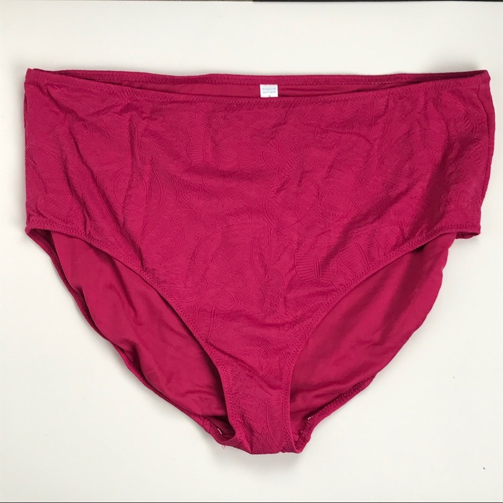 Pink Pattern Bikini Bottoms